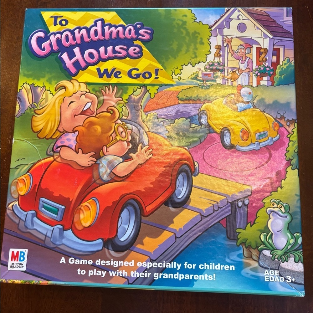 To Grandma's House We Go! Board Game - 100% Complete! Milton Bradley